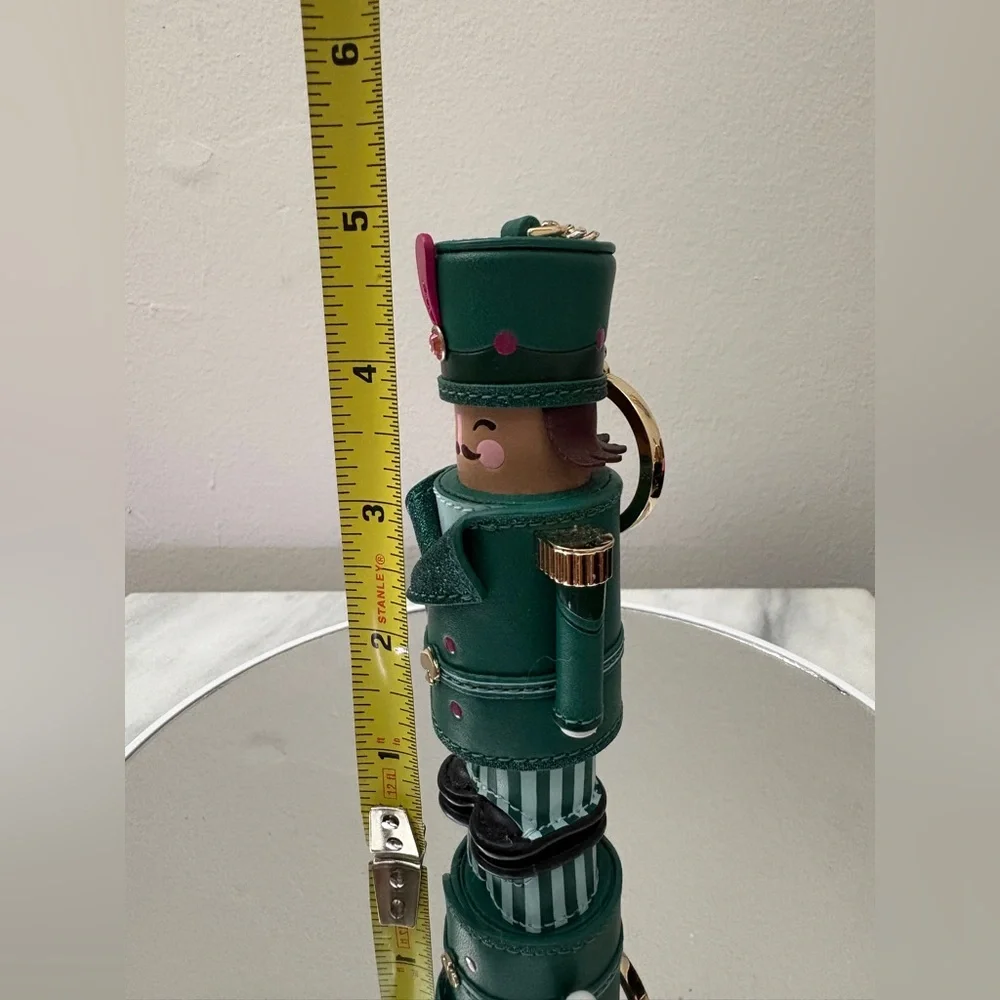 Kate Spade Oh What Fun 3D Nutcracker Keyholder Fob Bag Charm EUC - Picture 5 of 5
